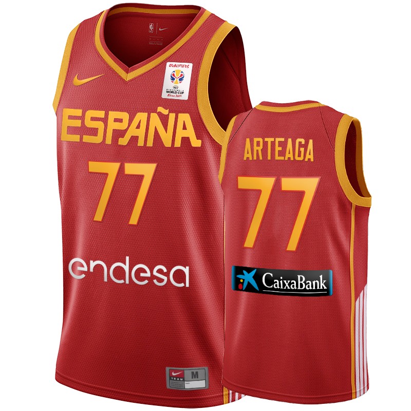 2019 FIBA Basketball World Cup Spain Victor Arteaga Men’s Red Jersey