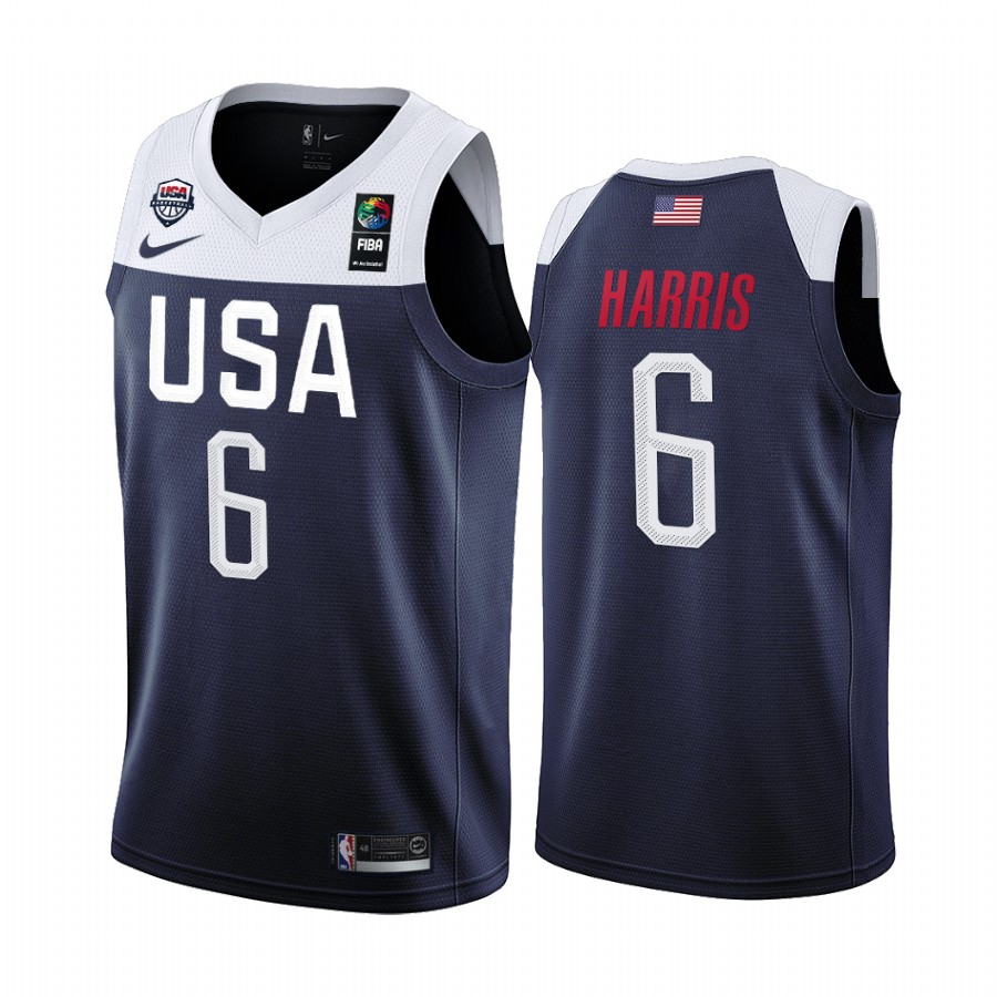 2019 FIBA Basketball World Cup USA Team Joe Harris Navy Men’s Jersey