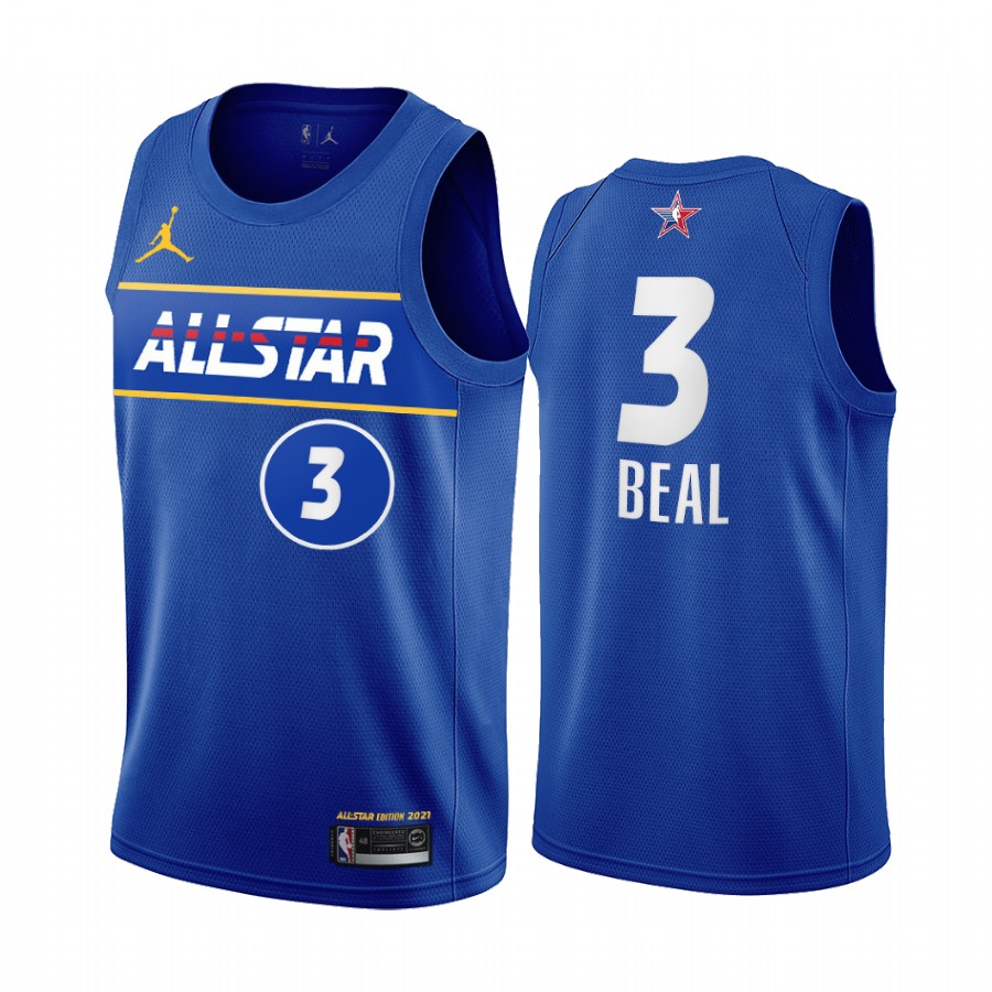 2021 All-Star Bradley Beal Jersey Blue Eastern Conference Wizards Uniform