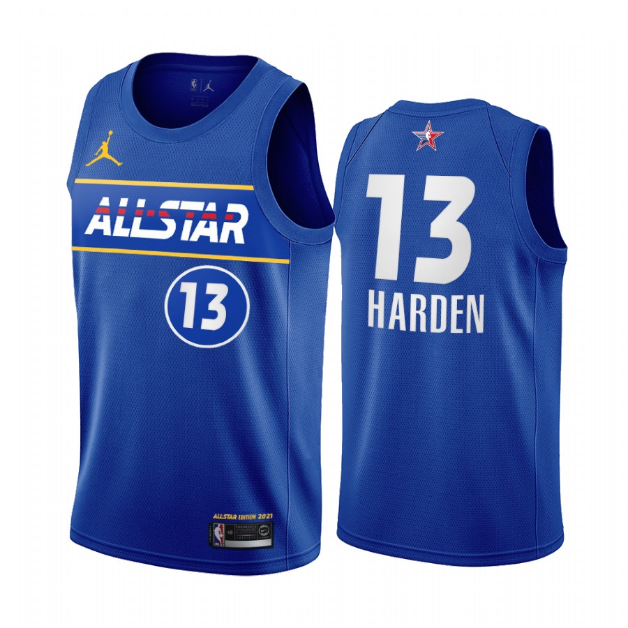 2021 All-Star James Harden Jersey Blue Eastern Conference Nets Uniform