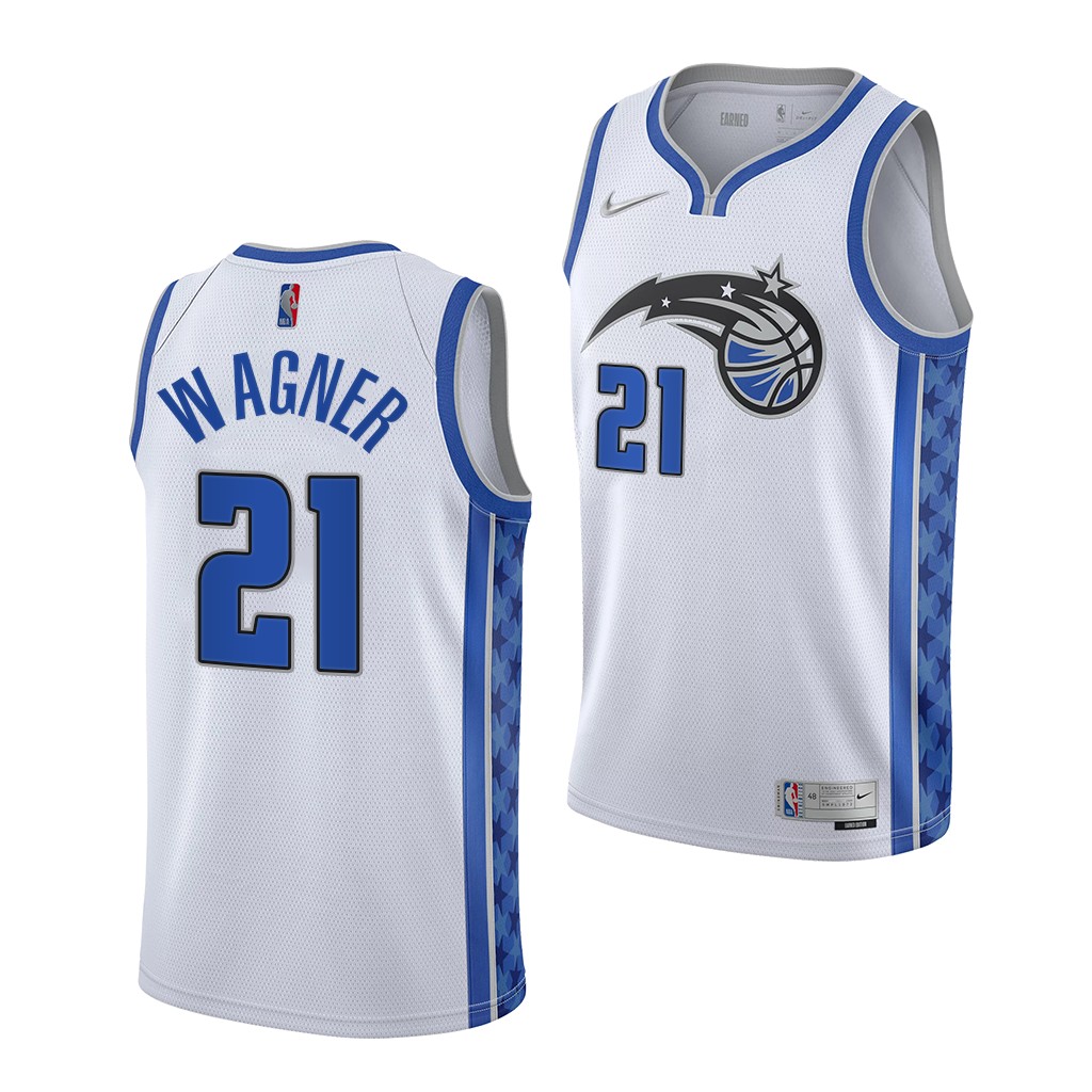 2021 NBA Draft Franz Wagner #22 Magic NBA 75th White Jersey Earned Edition