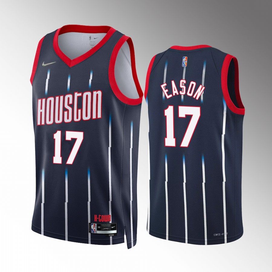 2022 NBA Draft Tari Eason Houston Rockets Red Jersey City Edition