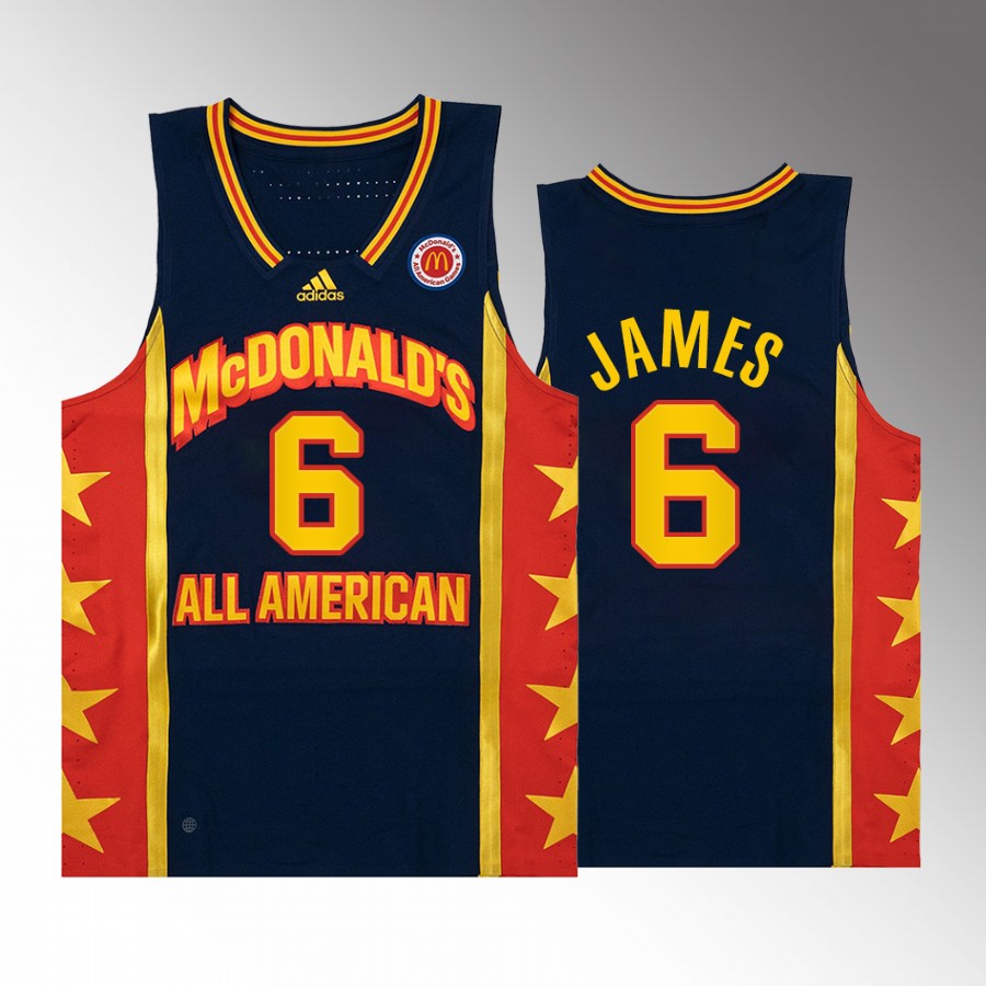 2023 McDonalds All-American Bronny James Team West Black Jersey #6
