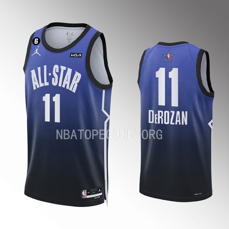 2023 NBA All-Star DeMar DeRozan Blue Eastern Conference Jersey Bulls #11