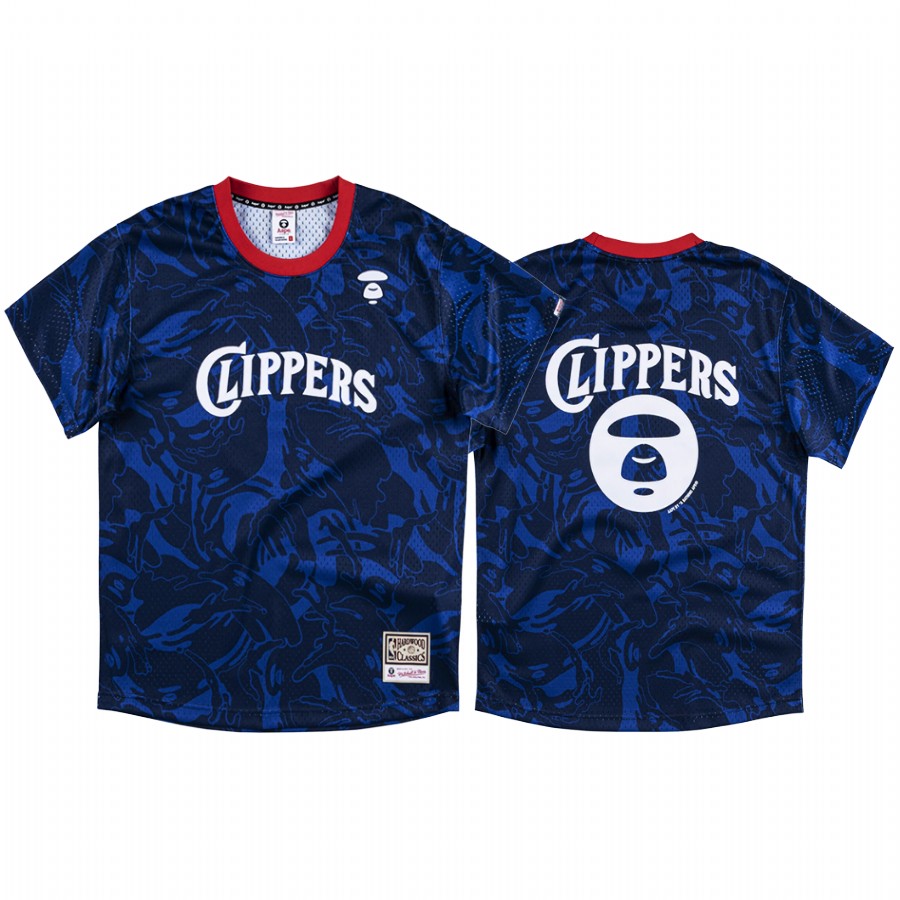AAPE x M&N collection San Diego Clippers Navy Jersey