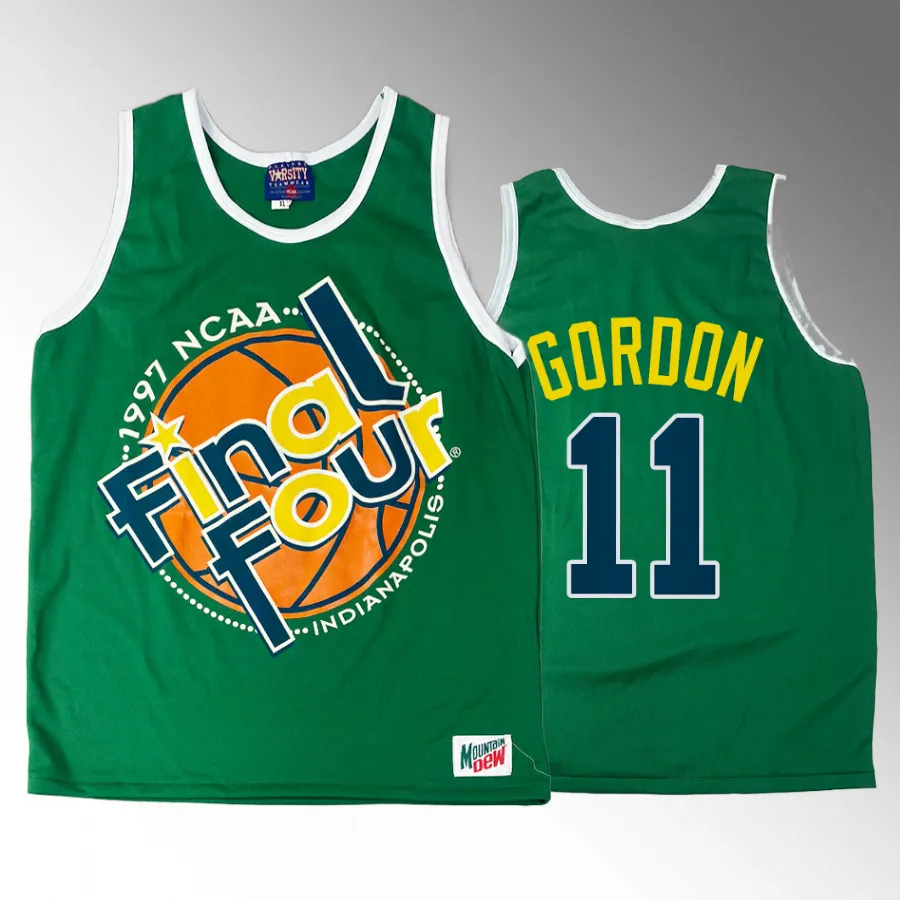 Aaron Gordon Arizona Wildcats 1997 NCAA Champions Men's Green Final Four Jersey