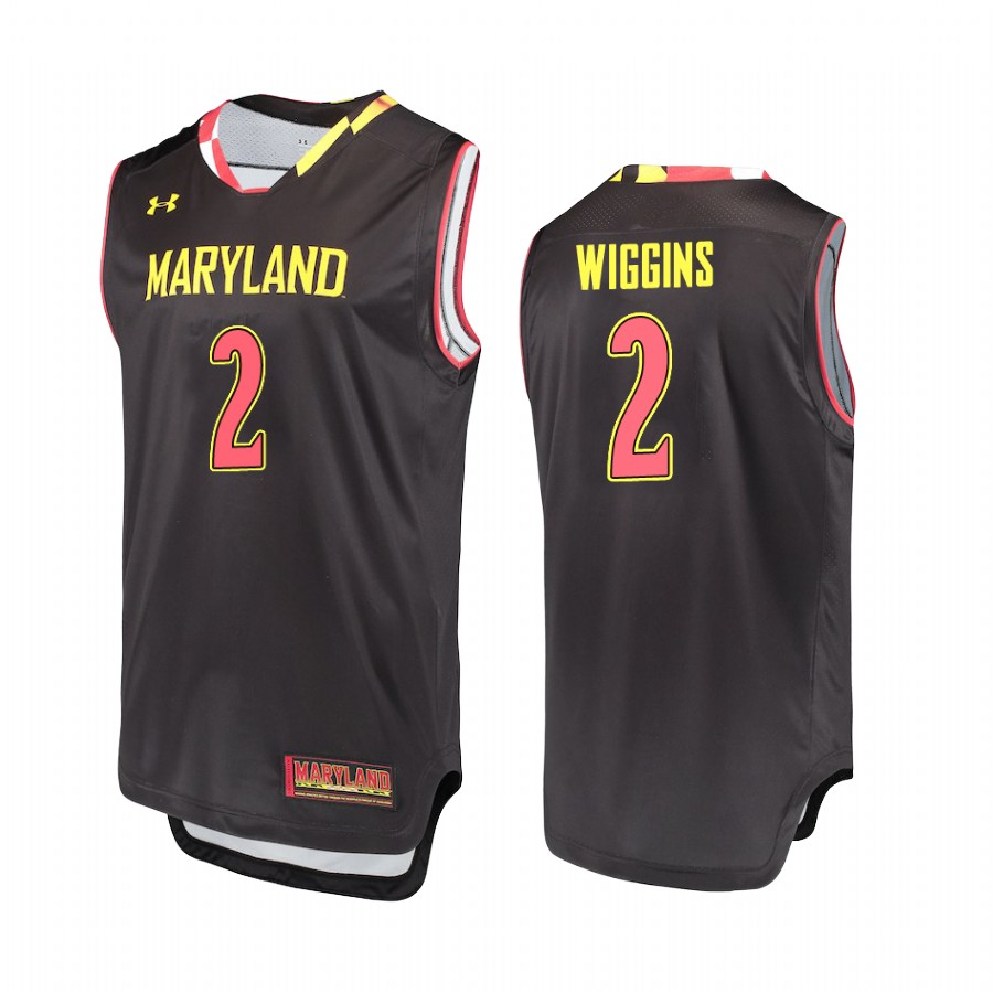 Aaron Wiggins Maryland Terrapins #2  Performance Jersey - Black