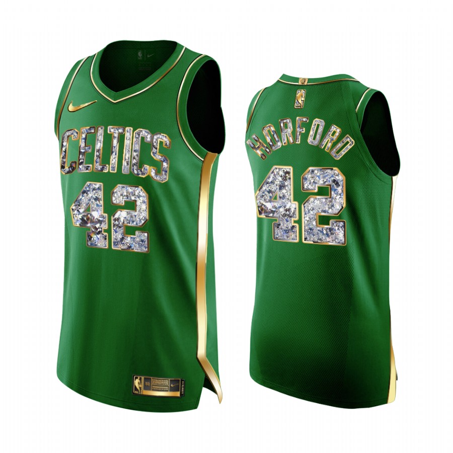 Al Horford Celtics #42 2022 NBA Playoffs Jersey Green Diamond Edition