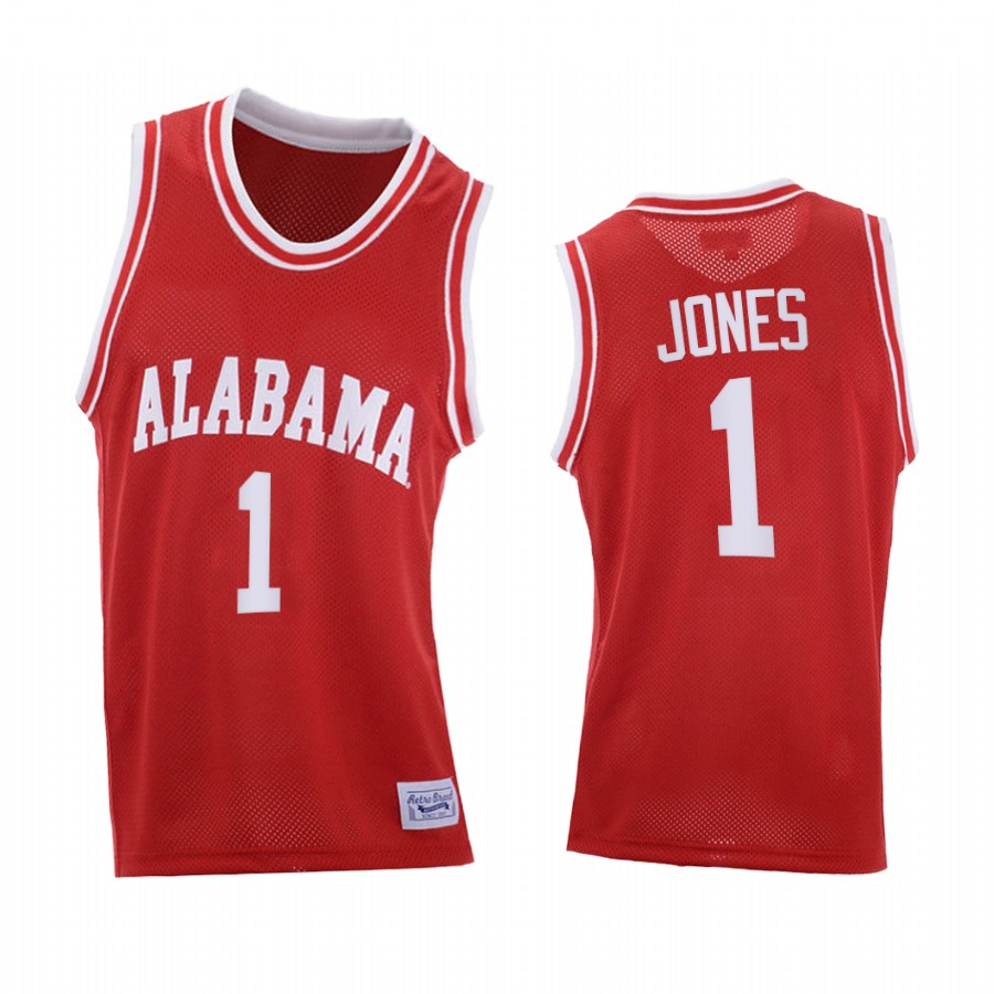 Alabama Crimson Tide Herbert Jones Red 2021 Throwback College  Jersey