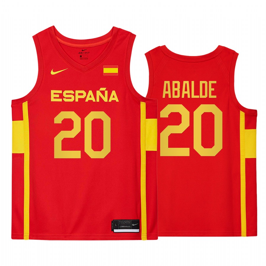 Alberto Abalde Spain  #20 Gasol 2021 Tokyo Olymipcs Limited Jersey
