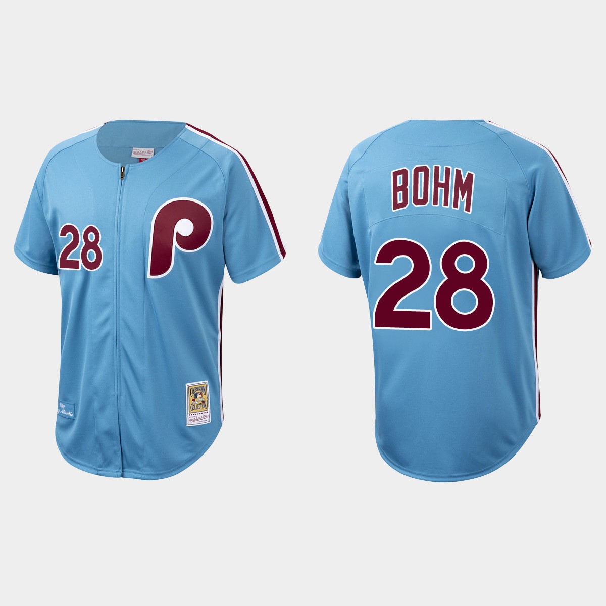 Alec Bohm Philadelphia Phillies Cooperstown Collection Jersey - Light Blue