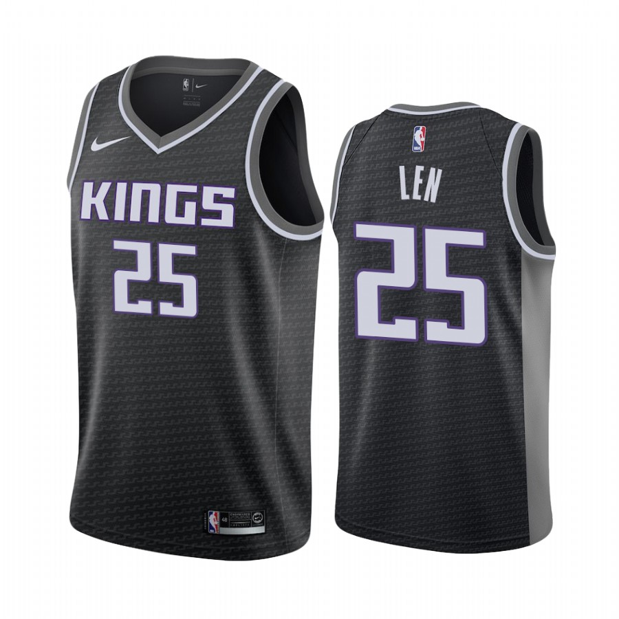Alex Len Sacramento Kings 2021-22 Statement Edition Black #25 Jersey