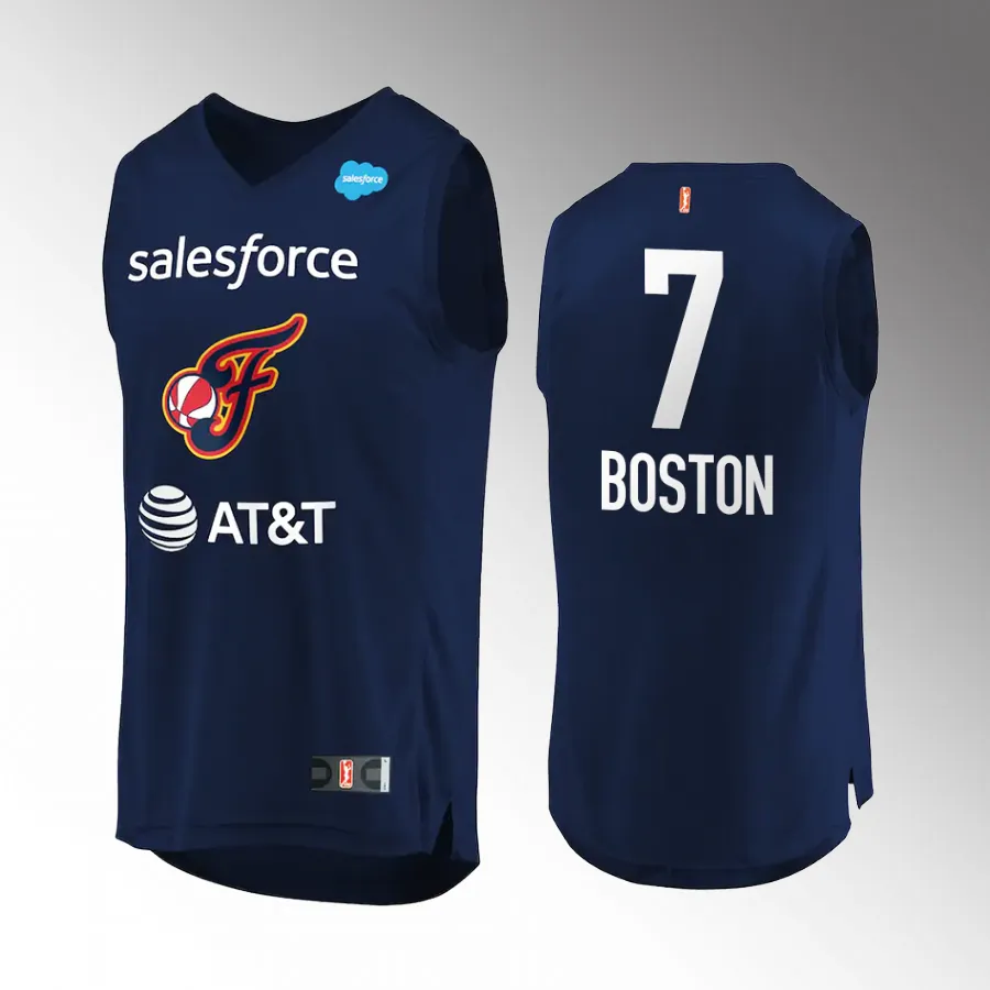 Aliyah Boston 2023 WNBA Draft Indiana Fever #7 Navy Jersey