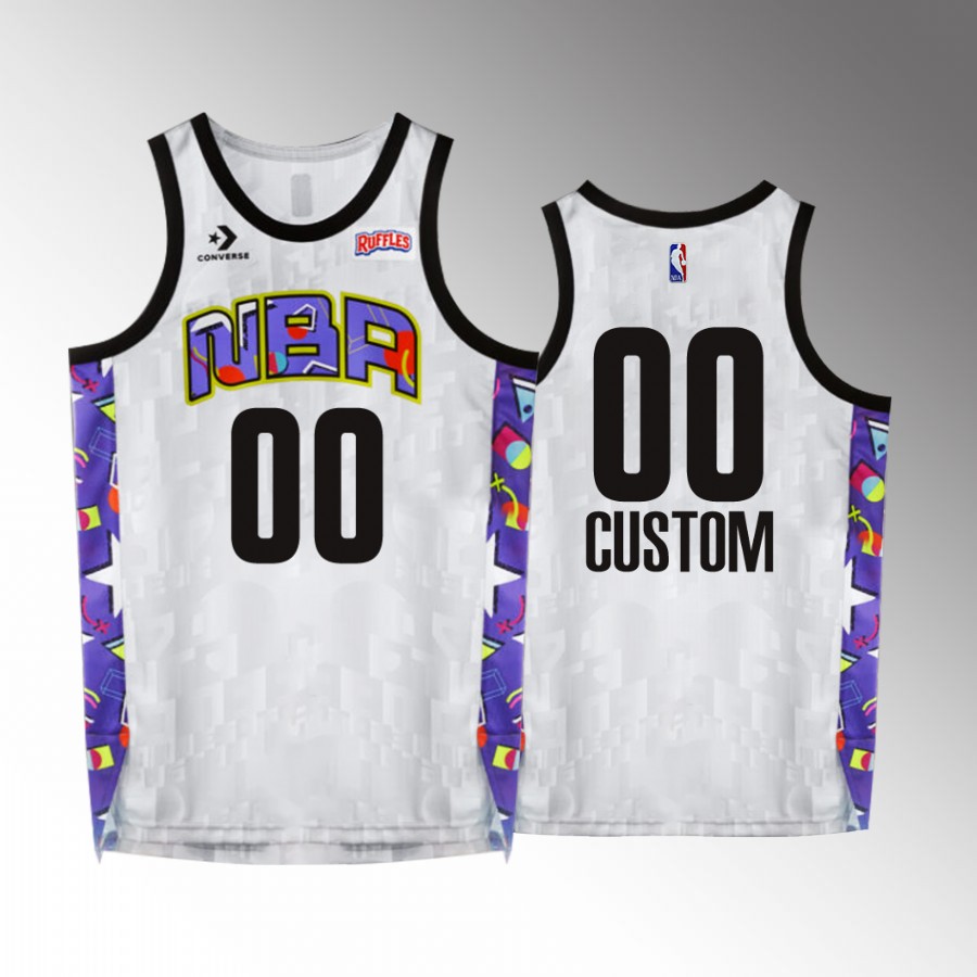All-Star 2022 NBA Celebrity Game Custom Team Nique #00 White Jersey