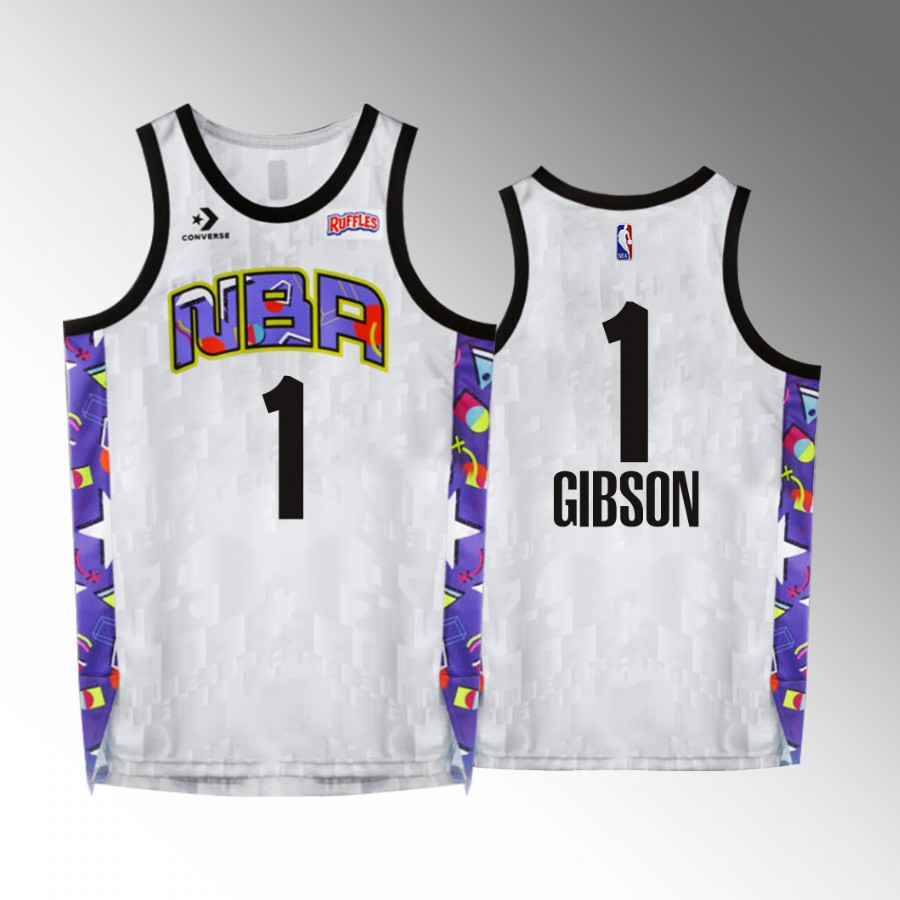 All-Star 2022 NBA Celebrity Game Daniel Gibson Team Nique #1 White Jersey former NBA player