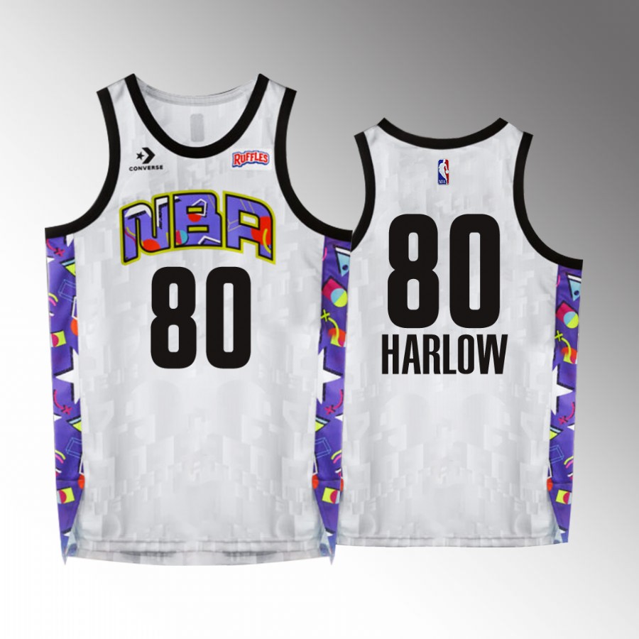 All-Star 2022 NBA Celebrity Game Jack Harlow Team Nique #80 White Jersey Rapper