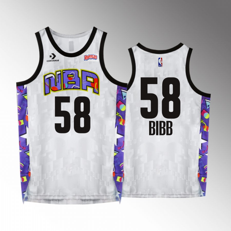 All-Star 2022 NBA Celebrity Game Justin Bibb Team Nique #58 White Jersey Mayor of Cleveland