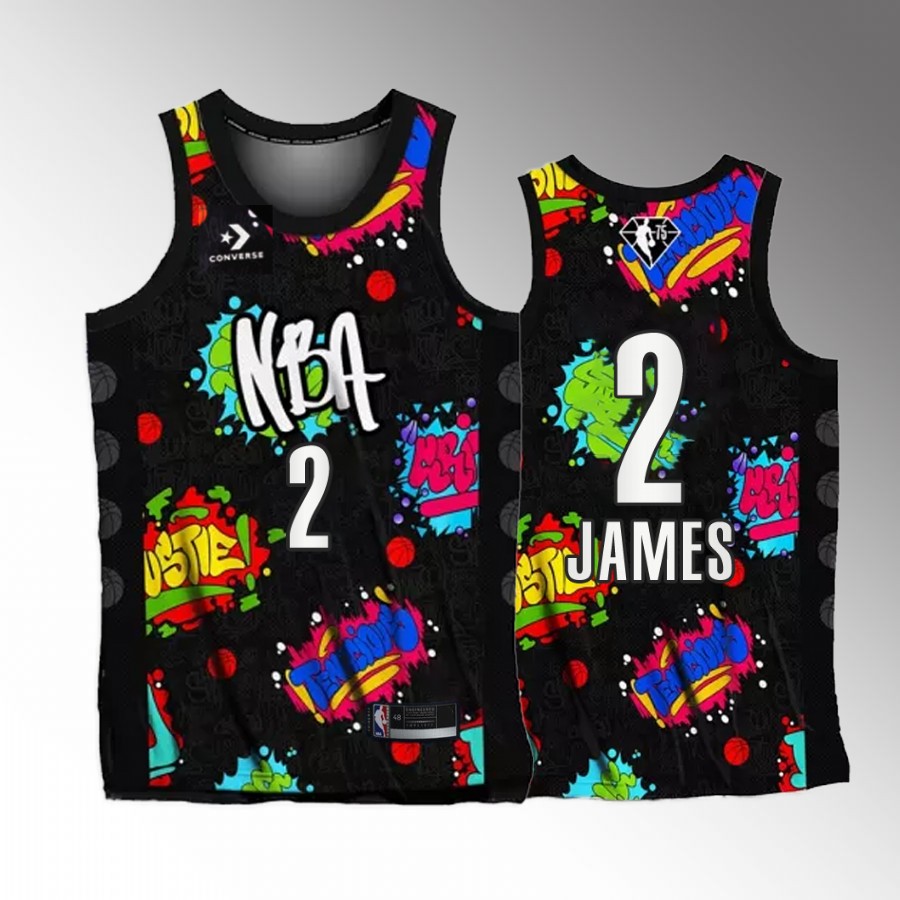 All-Star 2022 NBA Celebrity Game Matt James Team Walton #2 Black Jersey ABC's The Bachelor