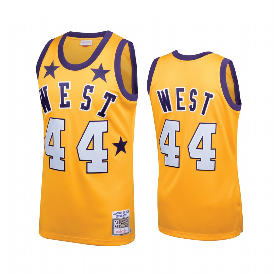 All-Star Jerry West #44 1972 All-Star Hardwood Classics Jersey Men's