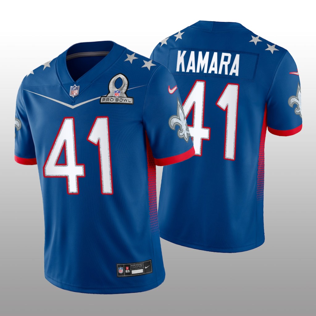Alvin Kamara Royal Game Jersey 2022 NFC Pro Bowl - Men's