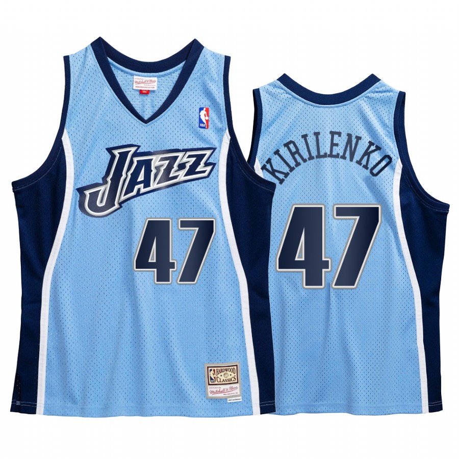 Andrei Kirilenko #47 Utah Jazz Blue 2009-10 Hardwood Classics Jersey