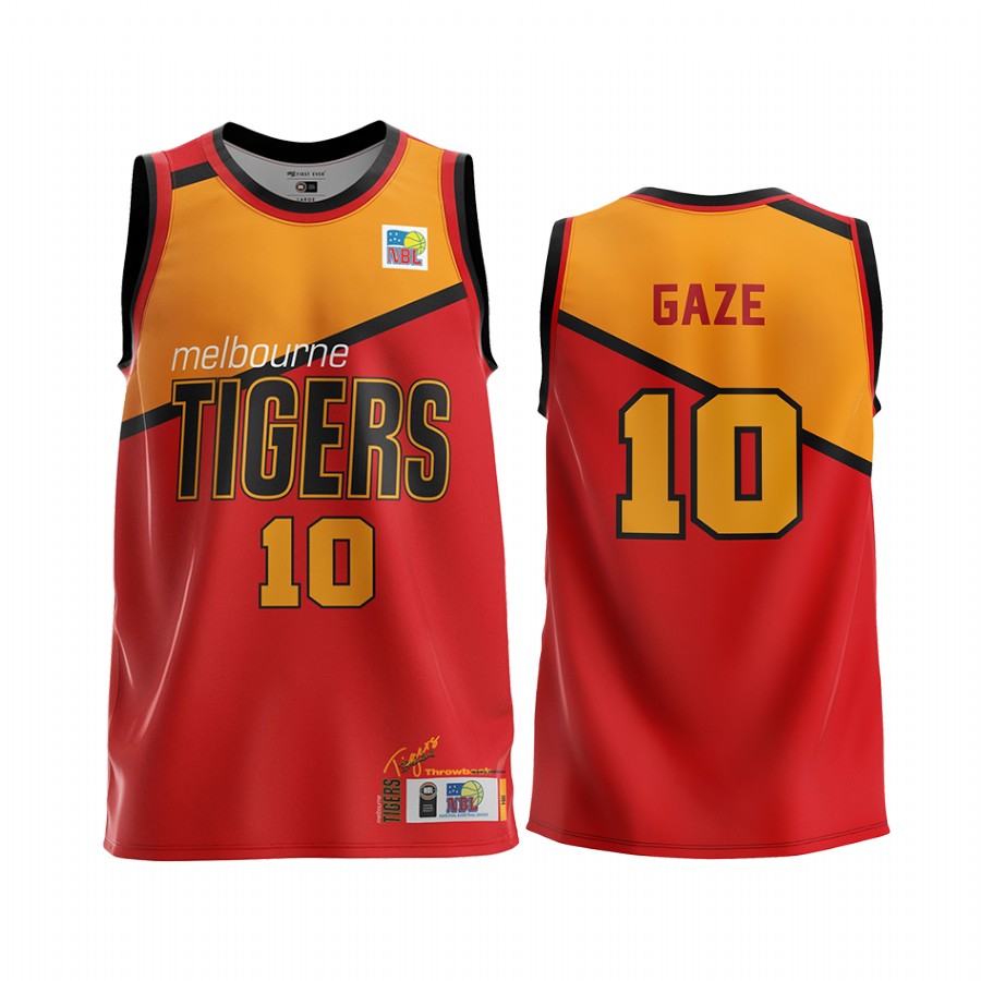 Andrew Gaze 1994 Classic Melbourne Tigers Orange Jersey 11x NBL All-Star