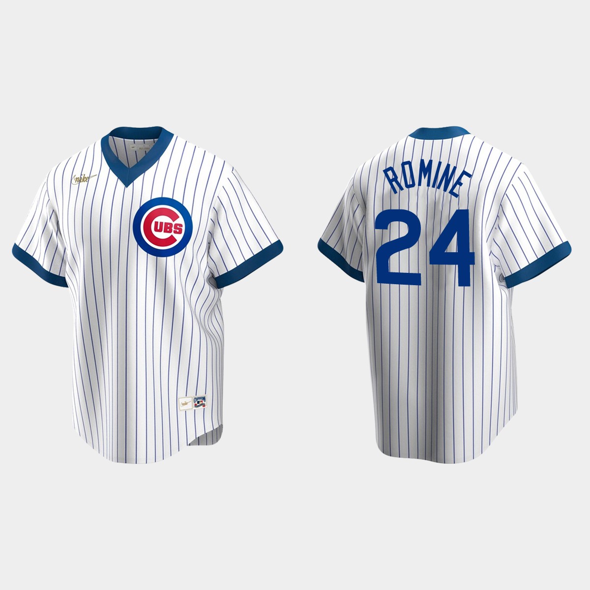 Andrew Romine Chicago Cubs Cooperstown Collection Home Jersey - White