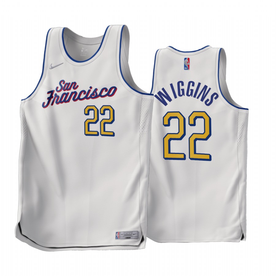 Andrew Wiggins 2022-23 Golden State Warriors White #22 Earned Edition Jersey