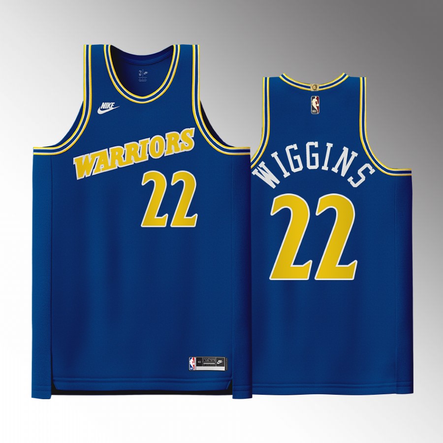 Andrew Wiggins 2022-23 Warriors #22 Classic Edition Jersey Royal