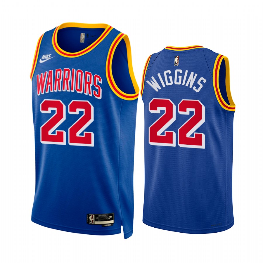 Andrew Wiggins Golden State Warriors 2021-22 Classic Edition Royal #22 Jersey Year Zero