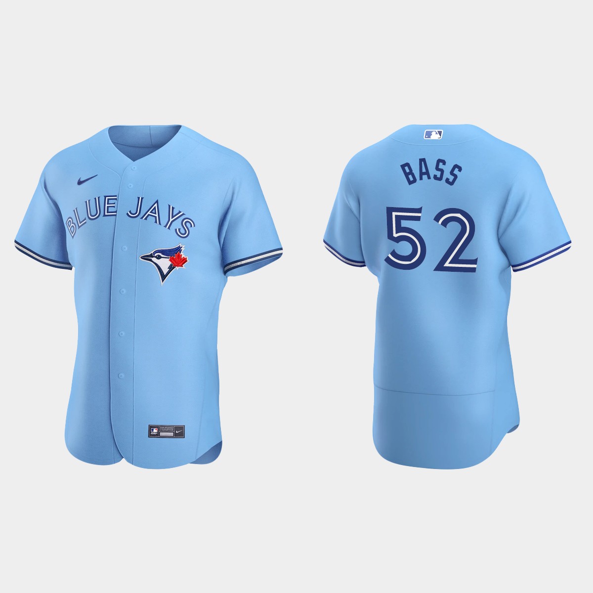 Anthony Bass Toronto Blue Jays Home Jersey - Powder Blue