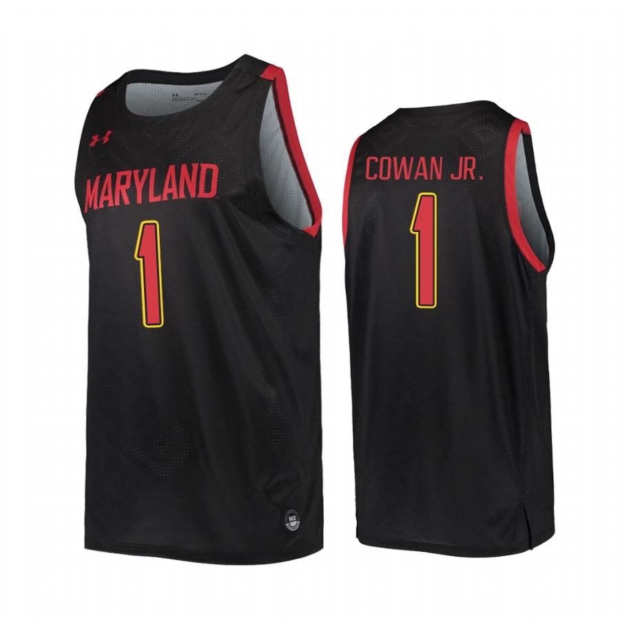 Anthony Cowan Jr. Maryland Terrapins #1  College  Jersey - Black