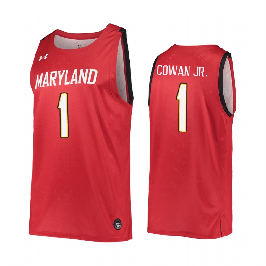 Anthony Cowan Jr. Maryland Terrapins #1  College  Jersey - Red