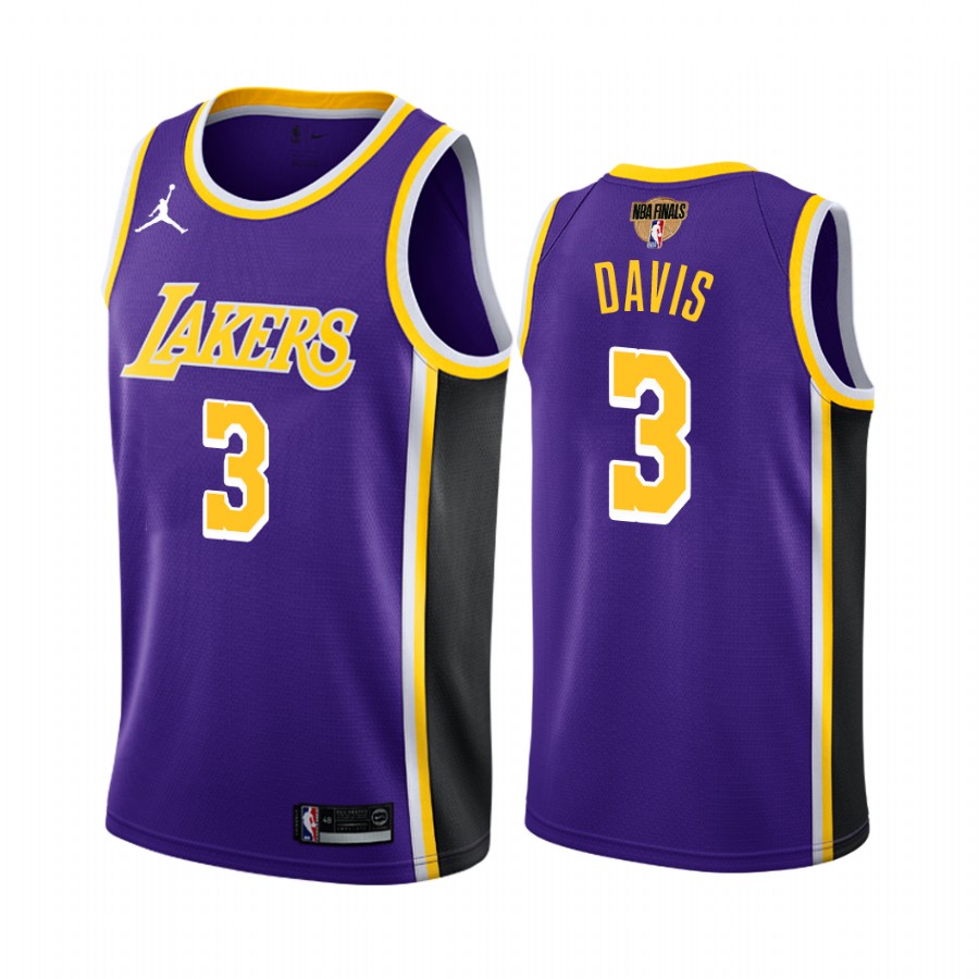 Anthony Davis Los Angeles Lakers 2020 NBA Finals Bound Purple Jersey Statement Edition