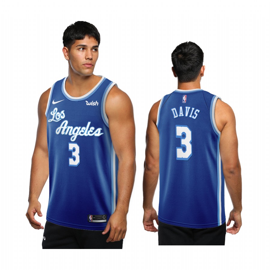 Anthony Davis Los Angeles Lakers Blue New Classic Edition 2020-21 Jersey