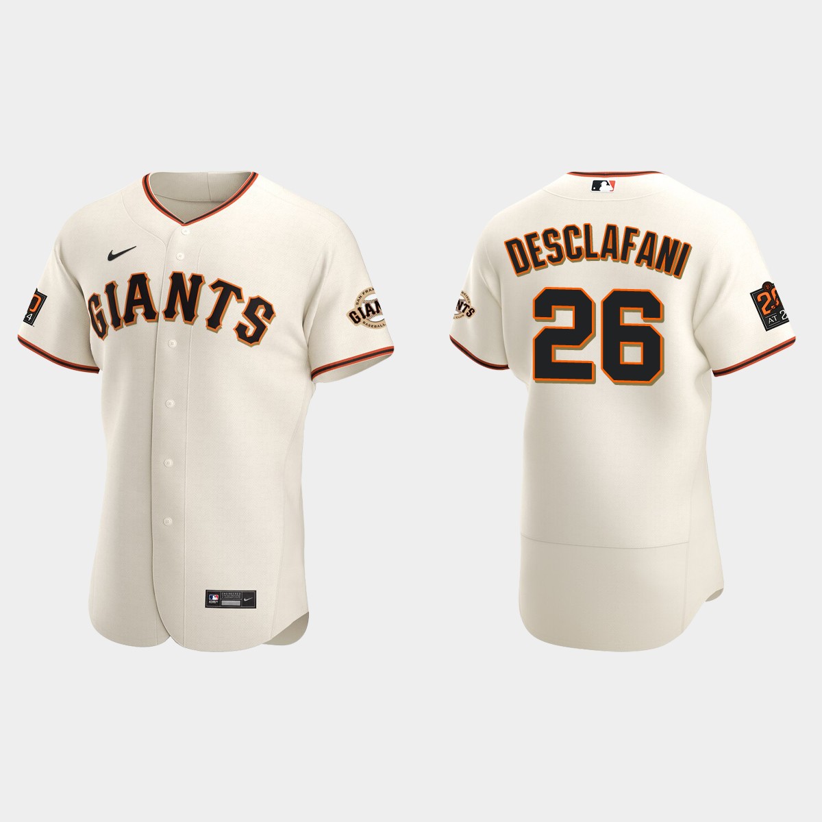 Anthony DeSclafani #26 San Francisco Giants Home Jersey - Cream