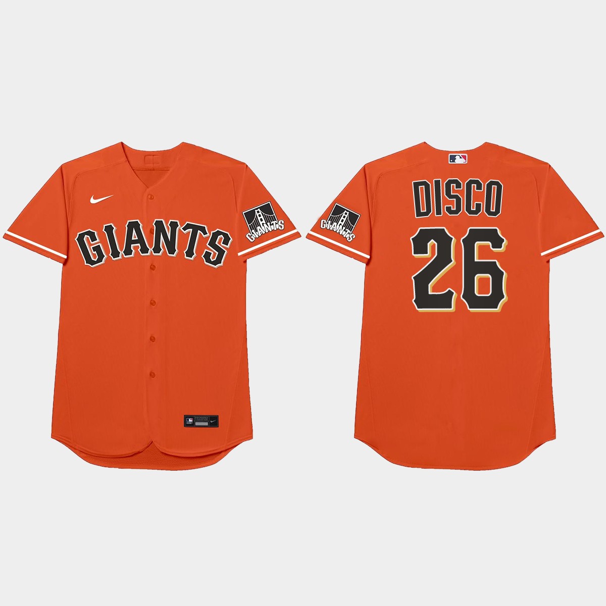 Anthony DeSclafani Nickname Giants 2021 Players' Weekend Disco Jersey - Orange