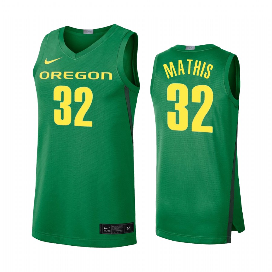 Anthony Mathis Oregon Ducks #32 Limited College Baketball Jersey - Green