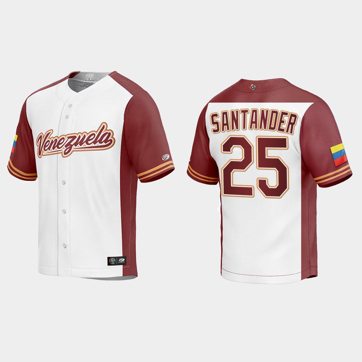 Anthony Santander Venezuela  2023 World  Classic Jersey - White