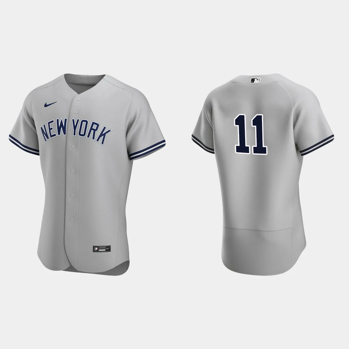 Anthony Volpe New York Yankees Road Jersey - Gray