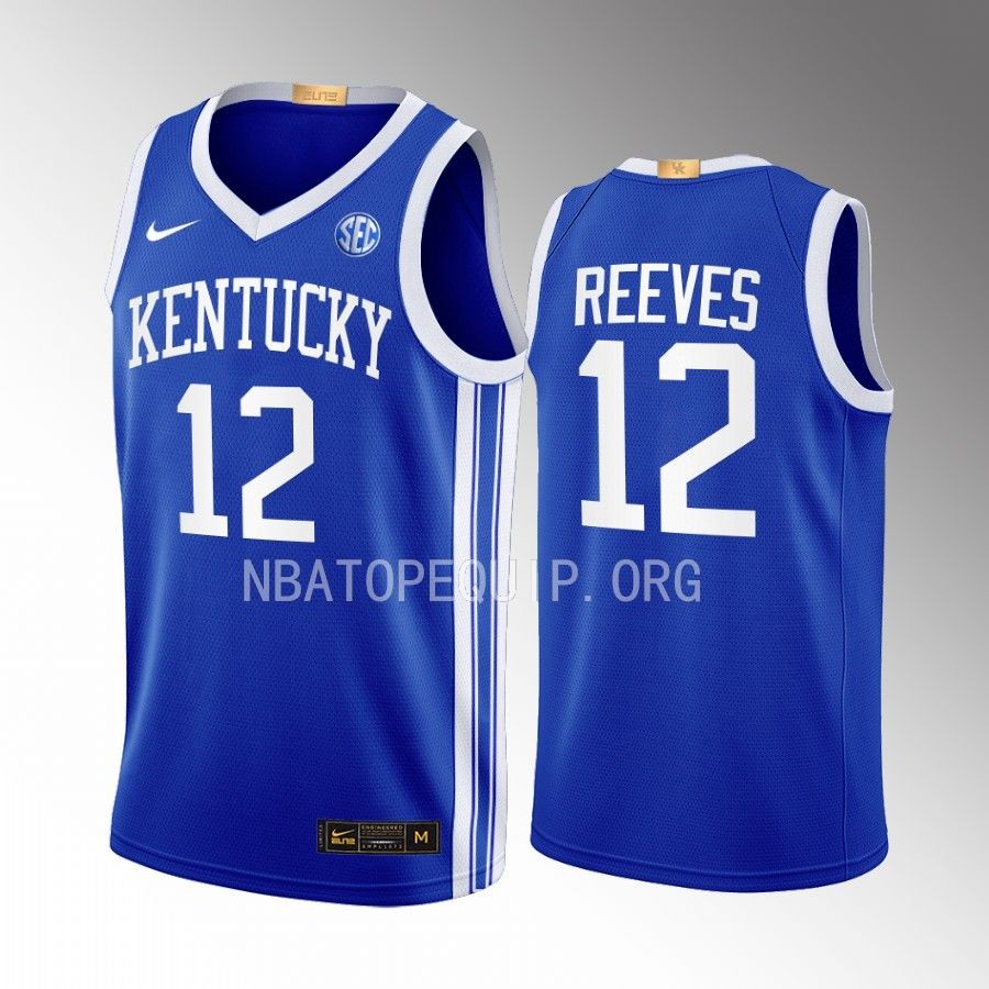 Antonio Reeves Kentucky Wildcats Blue Jersey 2022-23 Away Elite