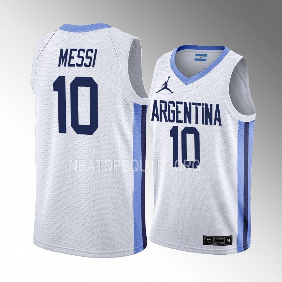 Argentina Lionel Messi 2022 FIFA Golden Ball White Jersey #10