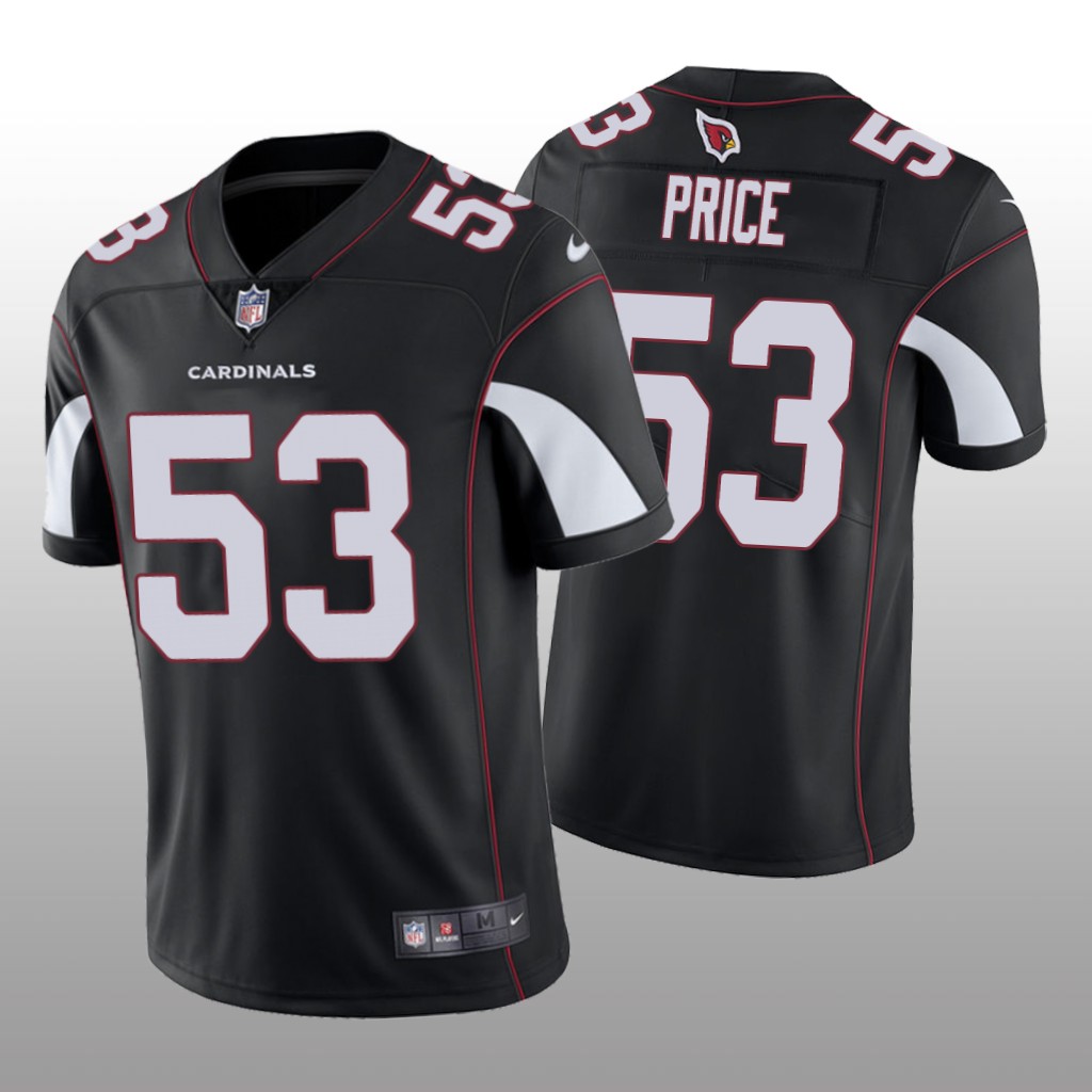 Arizona Cardinals Billy Price Black Jersey Vapor Limited  - Men's