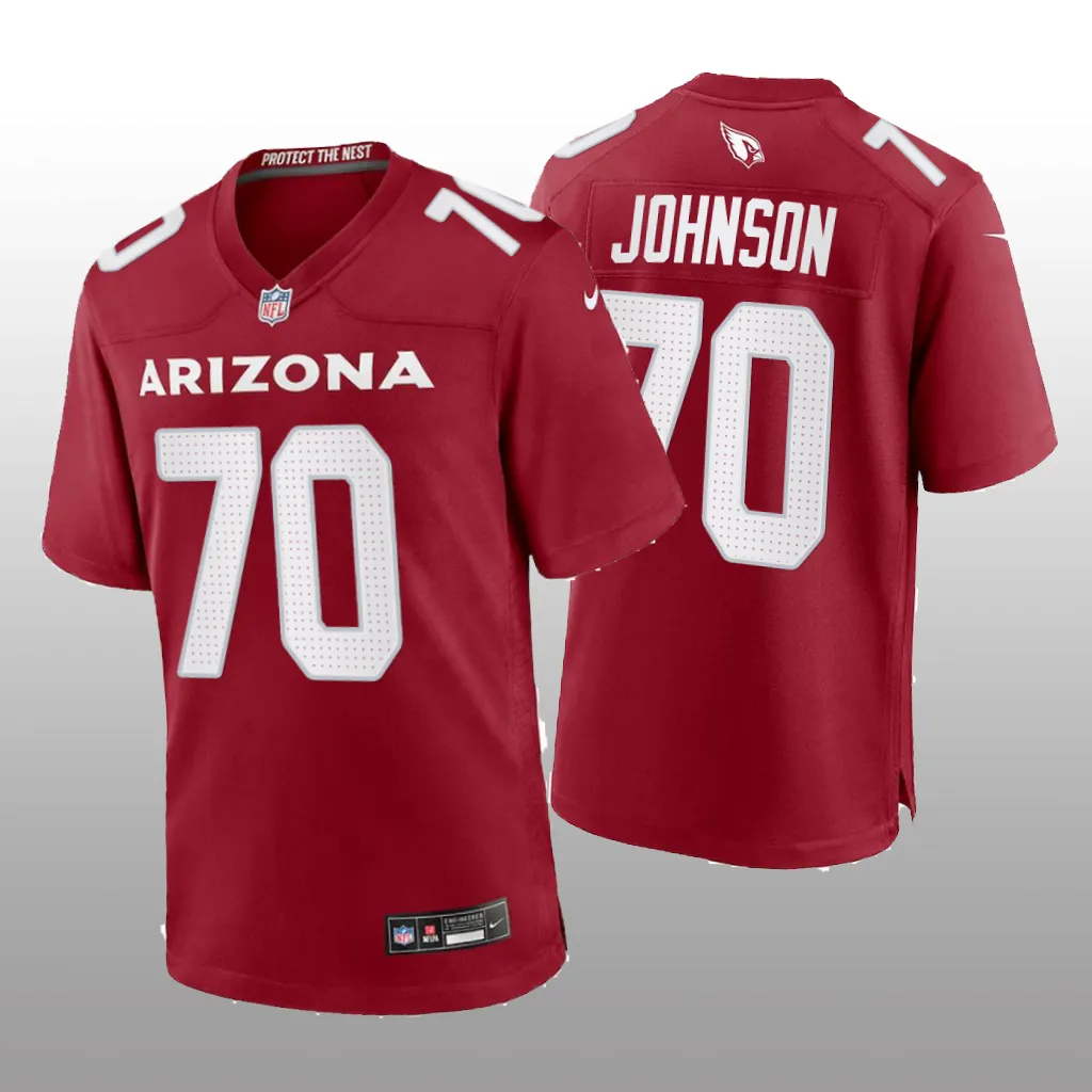 Arizona Cardinals Cardinal 2023 NFL Draft Paris Johnson Game Jersey