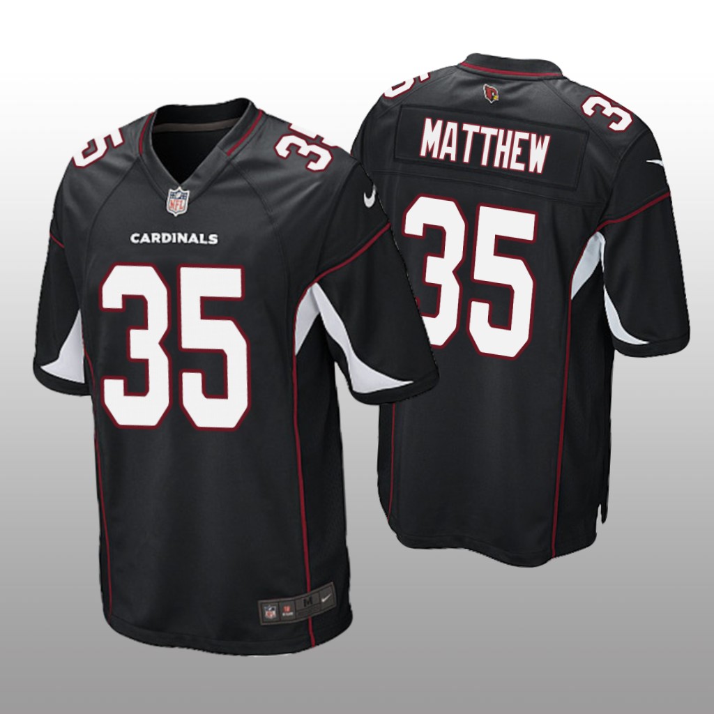 Arizona Cardinals Christian Matthew Black Jersey Alternate Game - Men's
