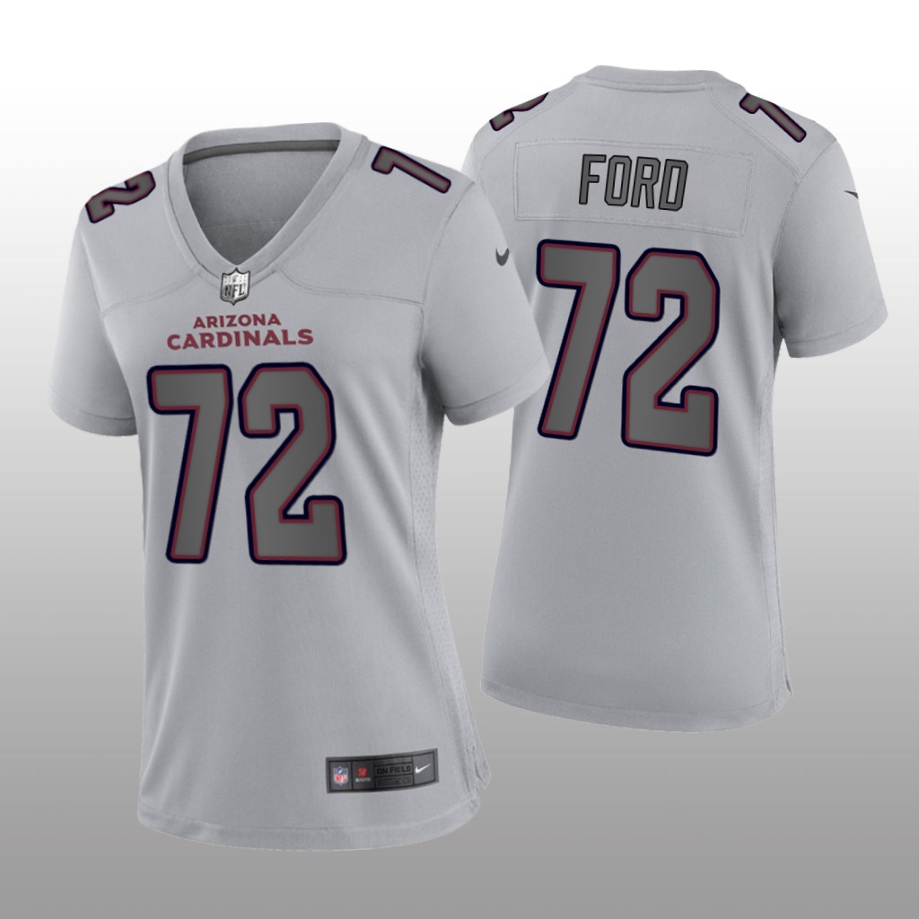 Arizona Cardinals Cody Ford Gray Jersey Atmosphere Fashion Game - Women's