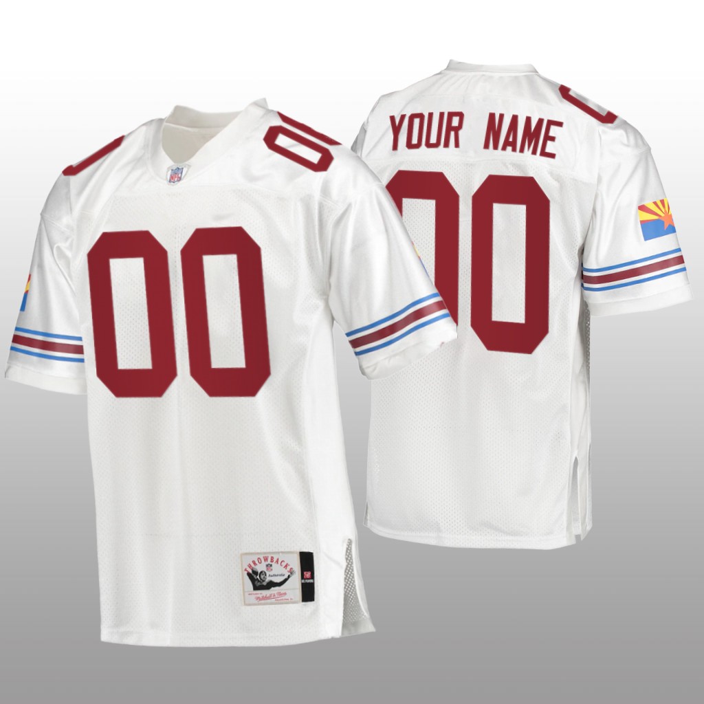 Arizona Cardinals Custom White Legacy 2000 Gridiron Classics - Men's