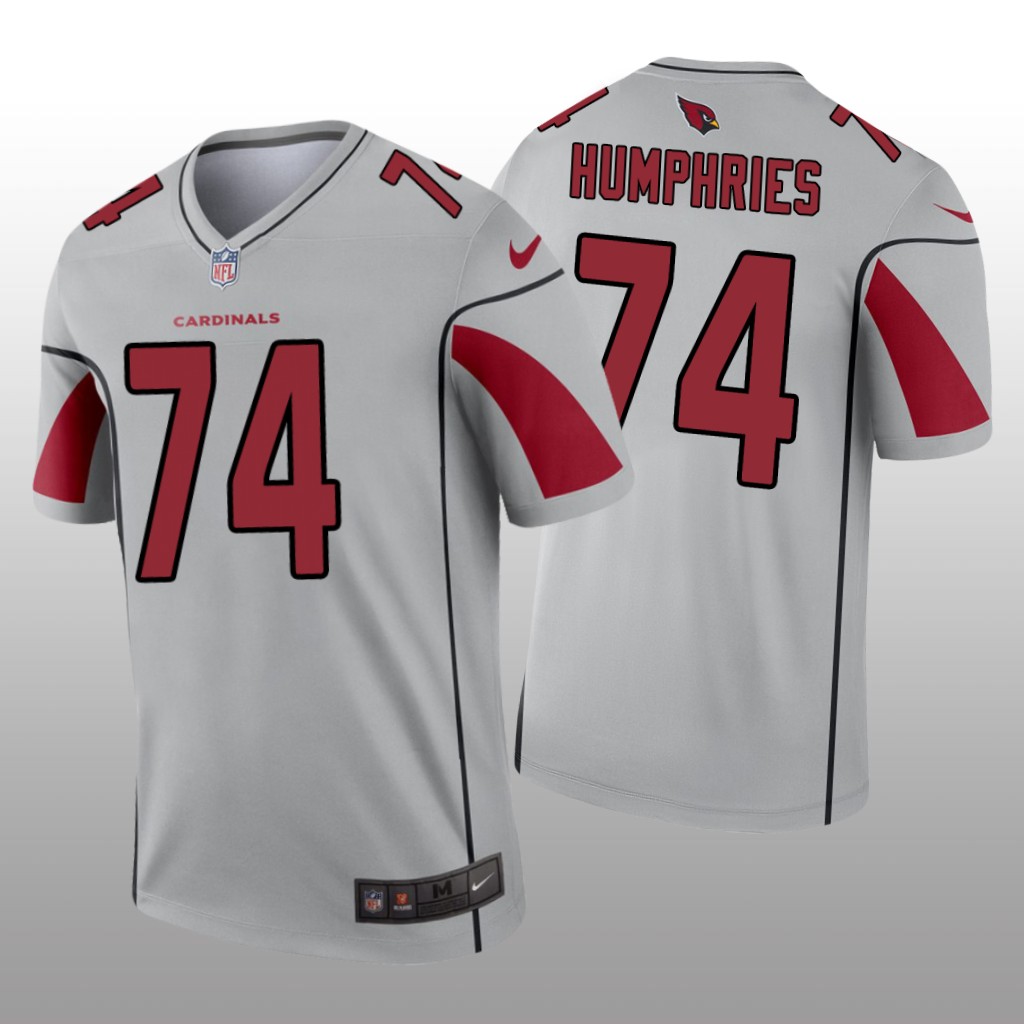 Arizona Cardinals D.J. Humphries Silver Jersey Inverted Legend - Men's