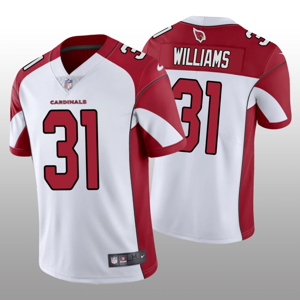 Arizona Cardinals Darrel Williams White Jersey Vapor Limited - Men's