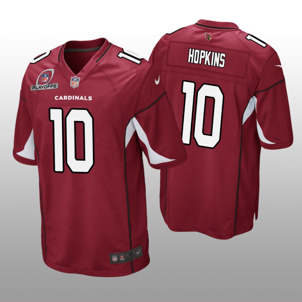 Arizona Cardinals DeAndre Hopkins Cardinal Game 2021 NFL Playoffs Patch - Men's
